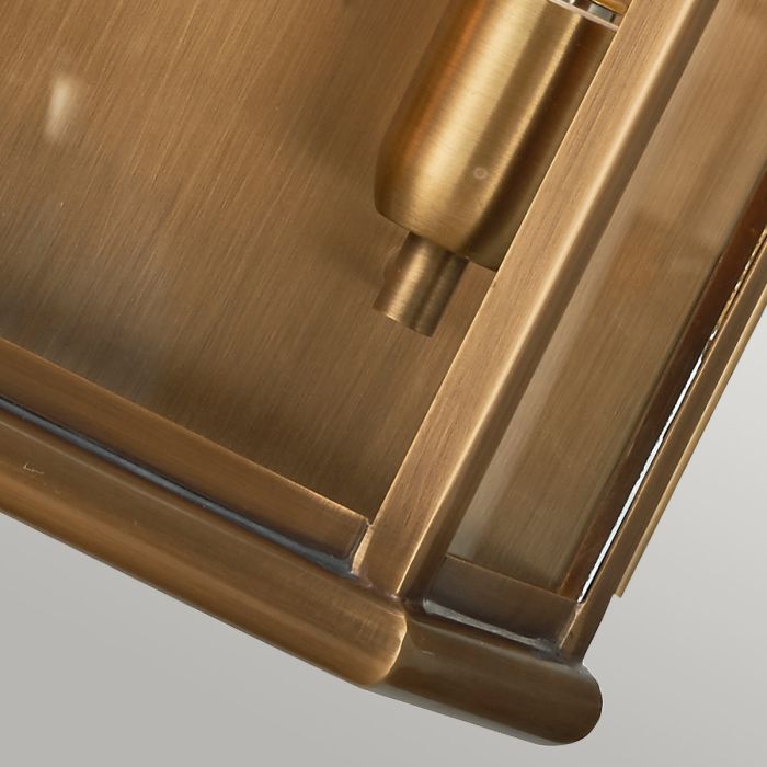 St Martins 2 Light Large Wall Lantern - Aged Brass