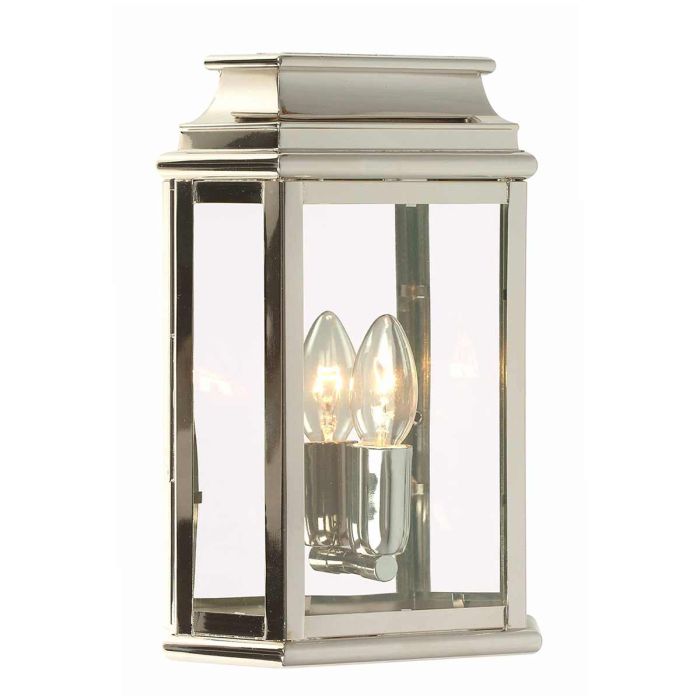 St Martins 1 Light Wall Lantern - Polished Nickel