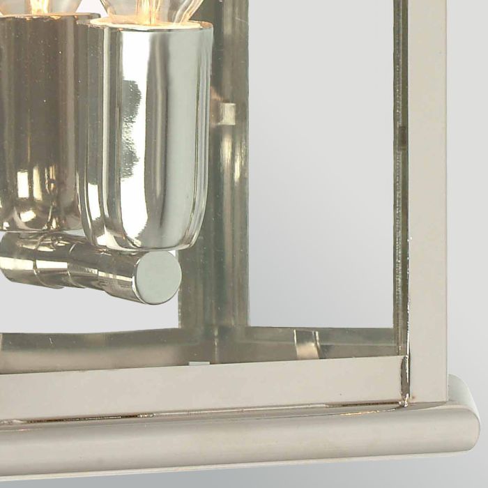 St Martins 1 Light Wall Lantern - Polished Nickel