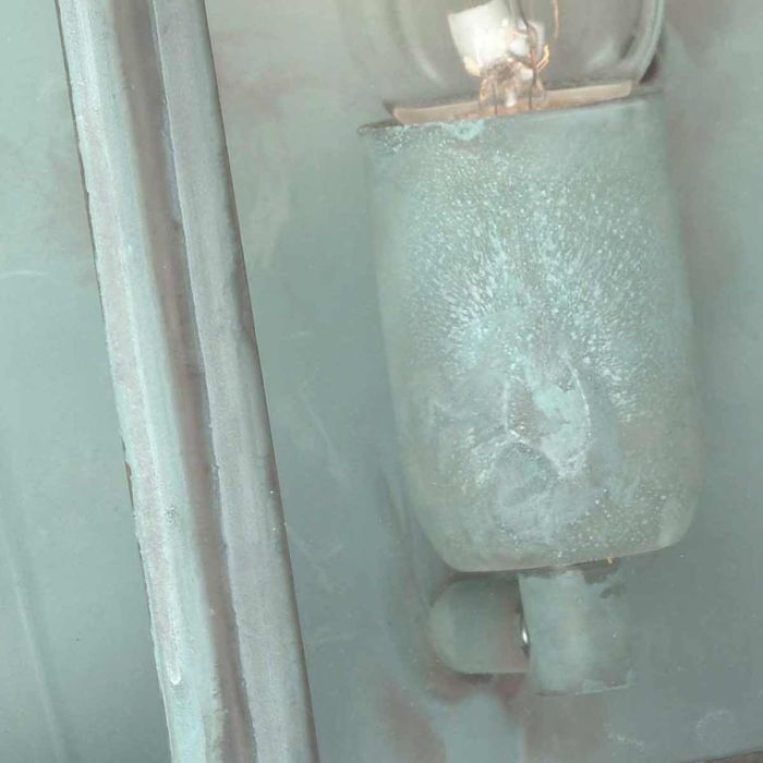 St Martins 1 Light Wall Lantern - Verdigris