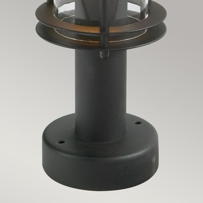 Stockholm 1 Light Pedestal - Black
