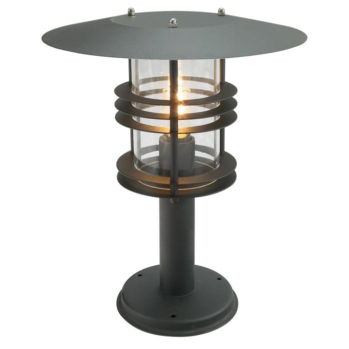 Stockholm 1 Light Grande Pedestal - Black