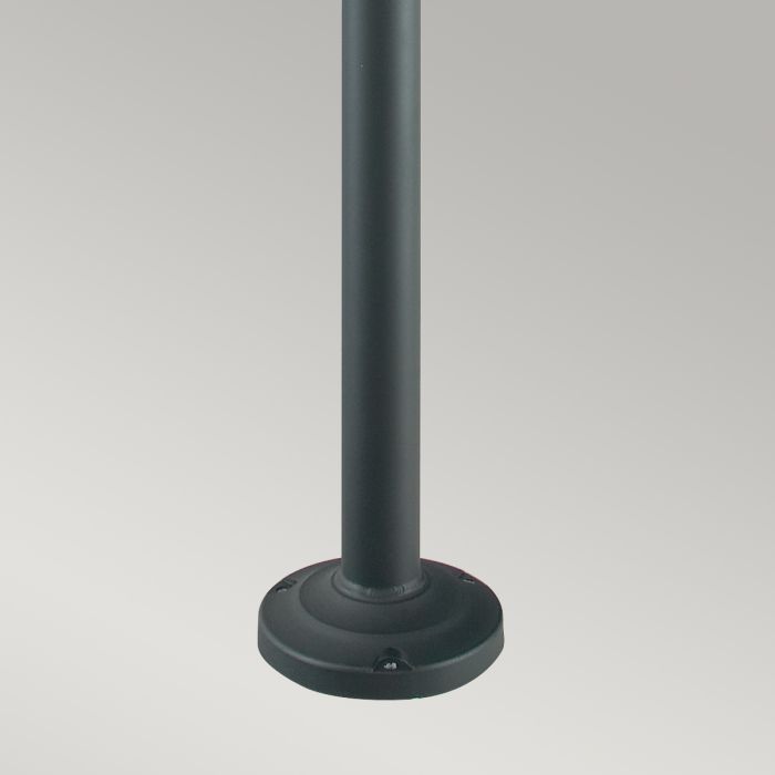 Stockholm 1 Light Grande Lamp Post - Black