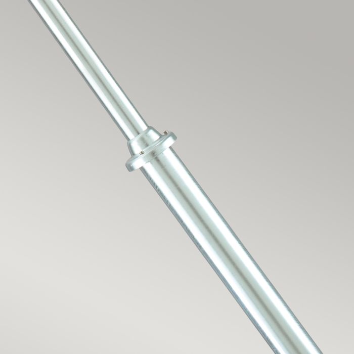 Stockholm 1 Light Grande Lamp Post - Galvanised