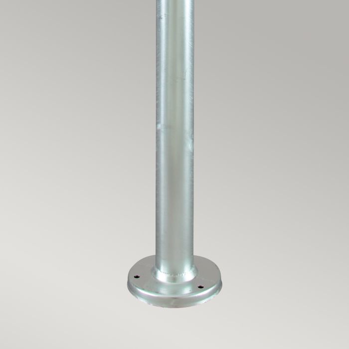 Stockholm 1 Light Grande Lamp Post - Galvanised