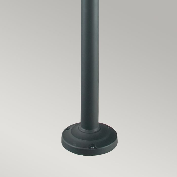 Stockholm 2 Light Twin Lamp Post - Black