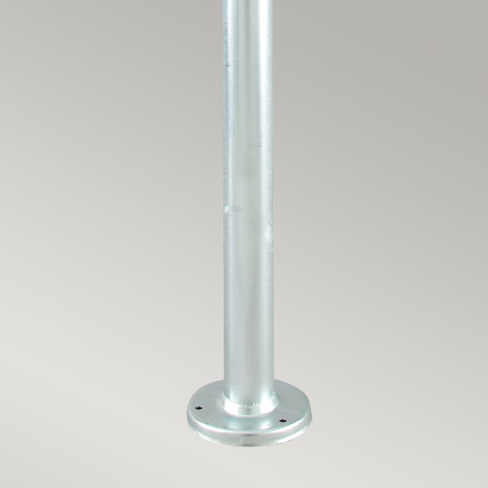 Stockholm 2 Light Twin Lamp Post - Galvanised