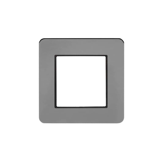 The Connaught Collection Black Nickel Flat Plate LED Stair Light - Cool White