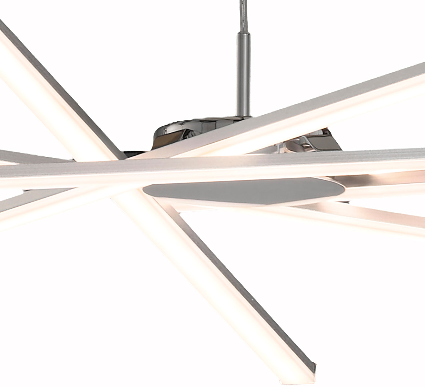 Star LED Pendant 69cm Round 42W 3000K, 3700lm, Dimmable Silver/Frosted Acrylic/Polished Chrome, 3yrs Warranty by Mantra