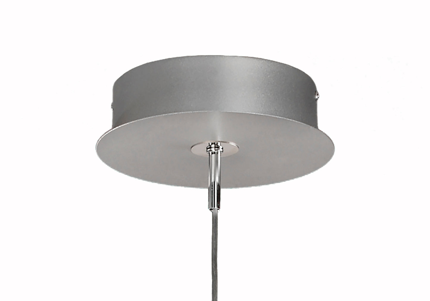 Star LED Pendant 69cm Round 42W 3000K, 3700lm, Silver/Frosted Acrylic/Polished Chrome, 3yrs Warranty by Mantra