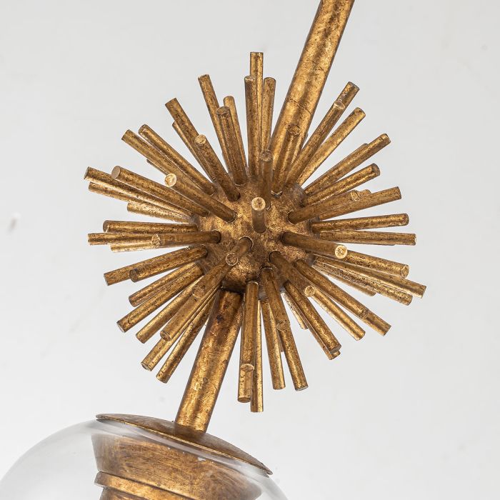 Staring 1 lt Pendant - Distressed Gold