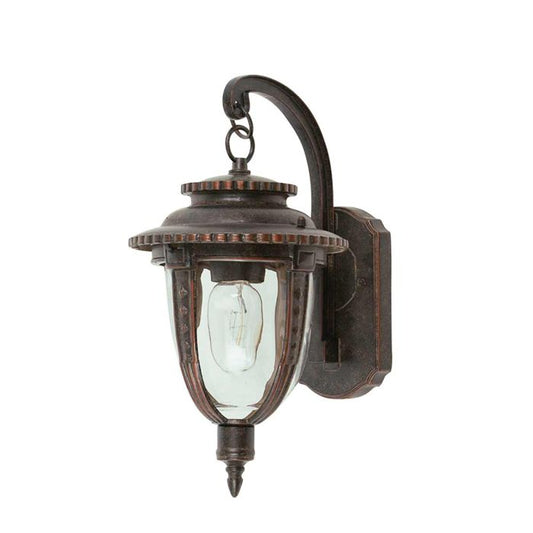 St Louis 1 Light Medium Wall Lantern - Weathered Bronze