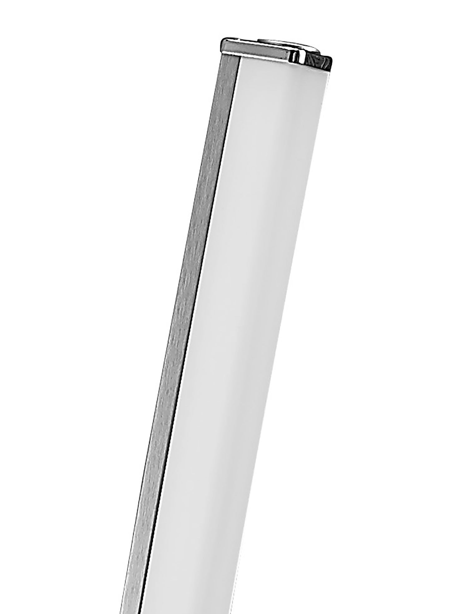 Surf Floor Lamp 23W LED Satin Nickel / Polished Chrome 3000K, 1590lm, Touch Dimmer 3yrs Warranty by Mantra