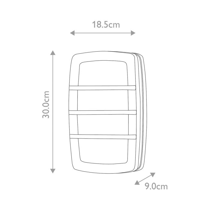 Sven 2 Light Wall/Ceiling Lantern - Graphite