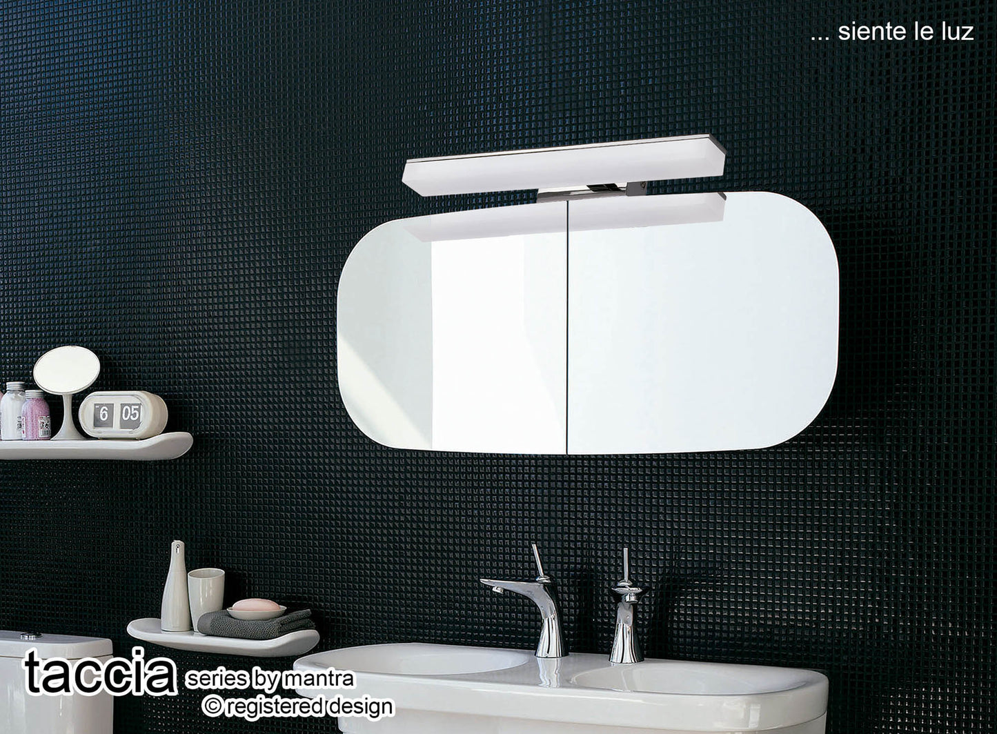 Taccía Pendant 28W LED Square 3000K, 2500lm, Polished Chrome/Frosted Acrylic, 3yrs Warranty by Mantra