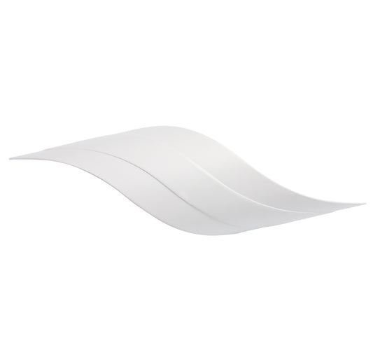 Tahiti Wall Light Wave 6W LED 3000K Matt White, 215lm, 3yrs Warranty by Mantra