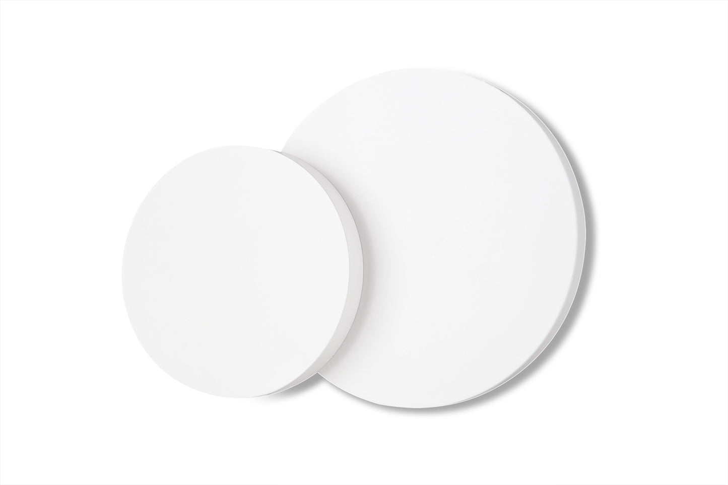 Tahiti Wall Light Circles 5W LED 3000K Matt White, 285lm, 3yrs Warranty by Mantra