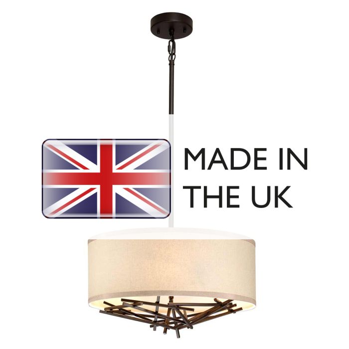 Taiko 3 Light Pendant - Olde Bronze