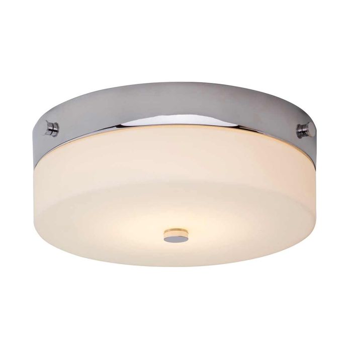 Tamar 1 Light Medium Flush - Polished Chrome