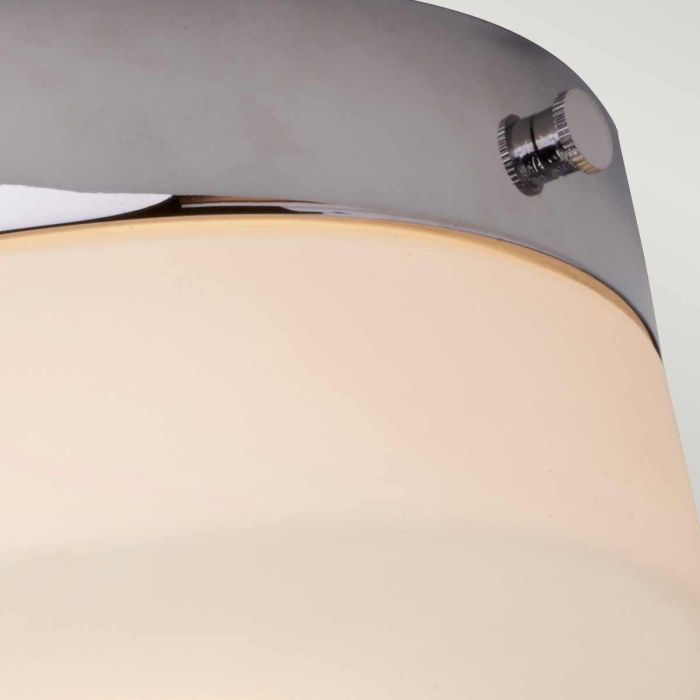 Tamar 1 Light Medium Flush - Polished Chrome