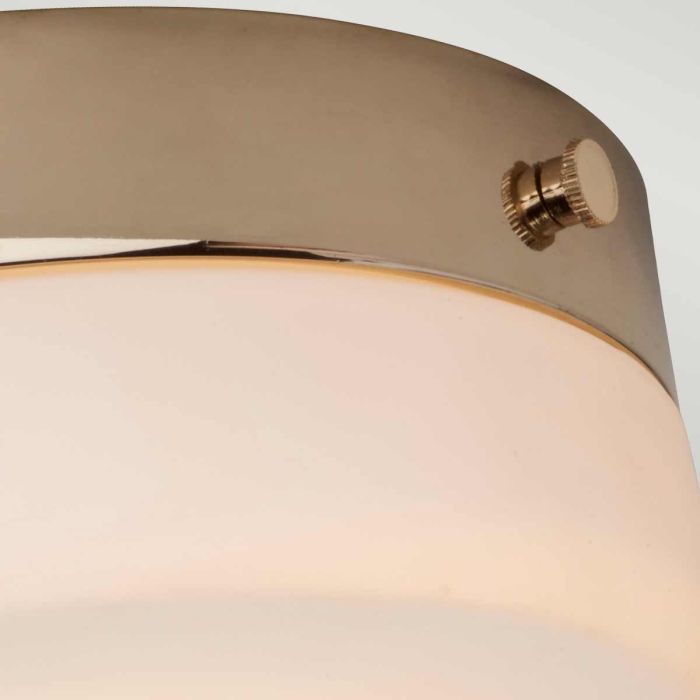 Tamar 1 Light Medium Flush - Polished Gold