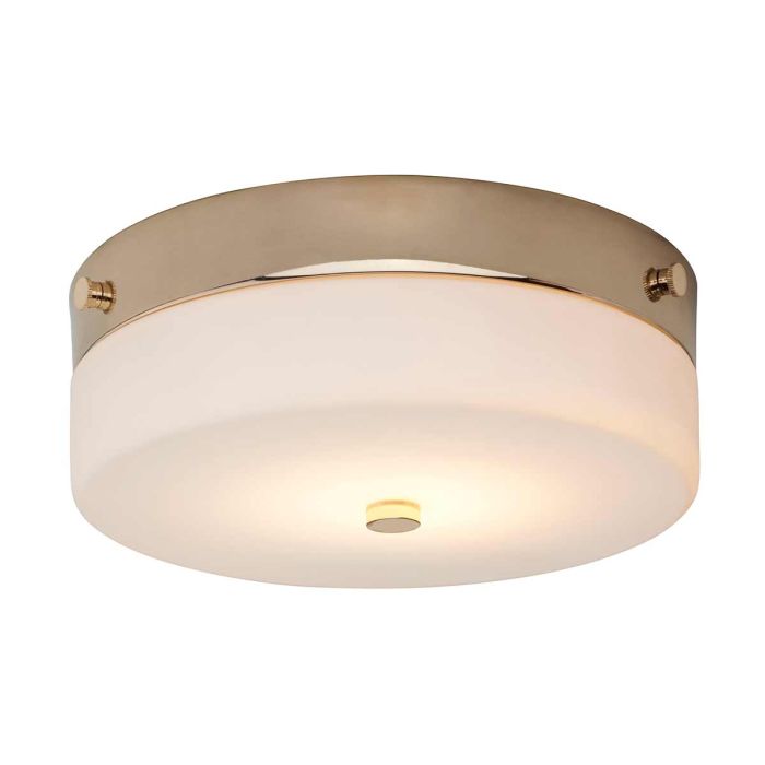 Tamar 1 Light Medium Flush - Polished Gold