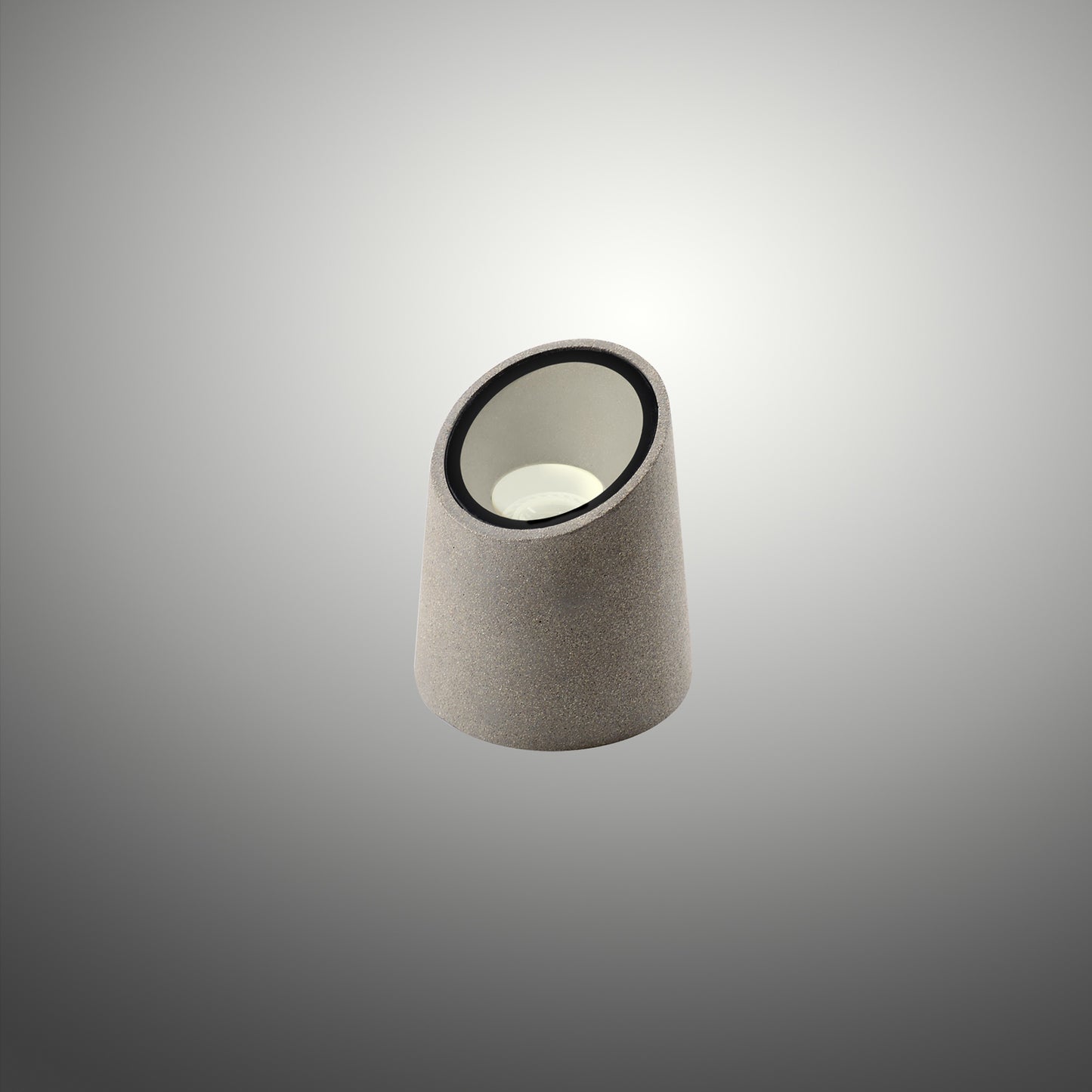 Taos Ground Light, 1 x GU10 (Max 12W), IP65, Dark Grey Cement, 3yrs Warranty by Mantra