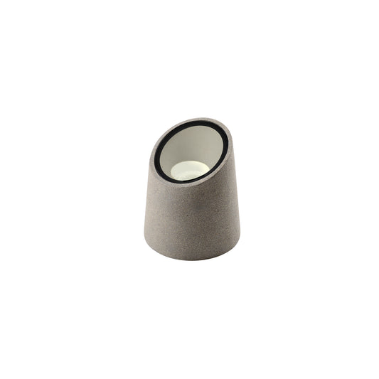 Taos Ground Light, 1 x GU10 (Max 12W), IP65, Dark Grey Cement, 3yrs Warranty by Mantra