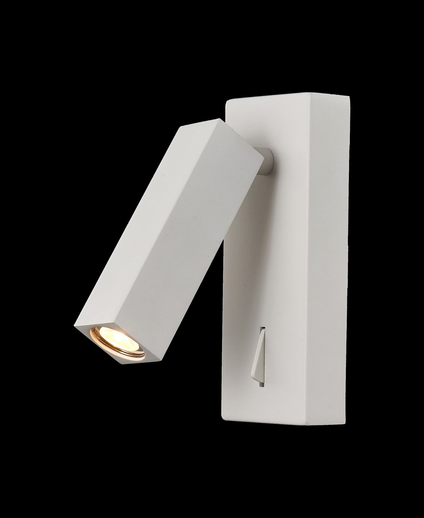 Tarifa Wall/Reading Light, Adjustable 3W LED, 3000K, 210lm, Switched, White, 3yrs Warranty by Mantra