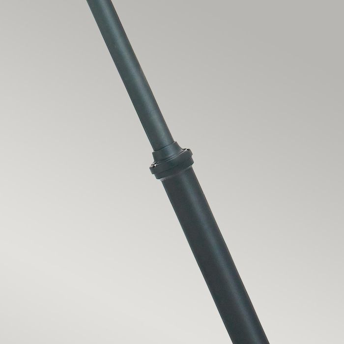 Turin Grande 2 Light Twin Lamp Post - Black