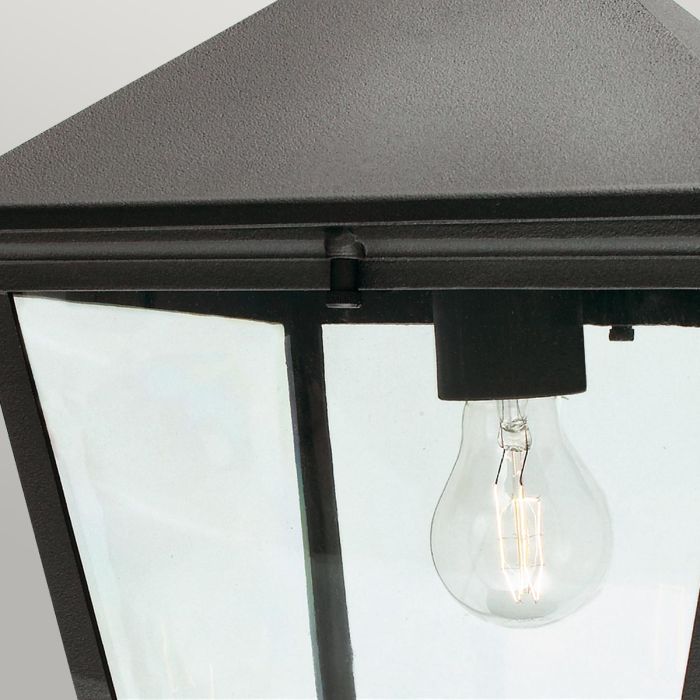 Turin Grande 1 Light Chain Lantern - Black