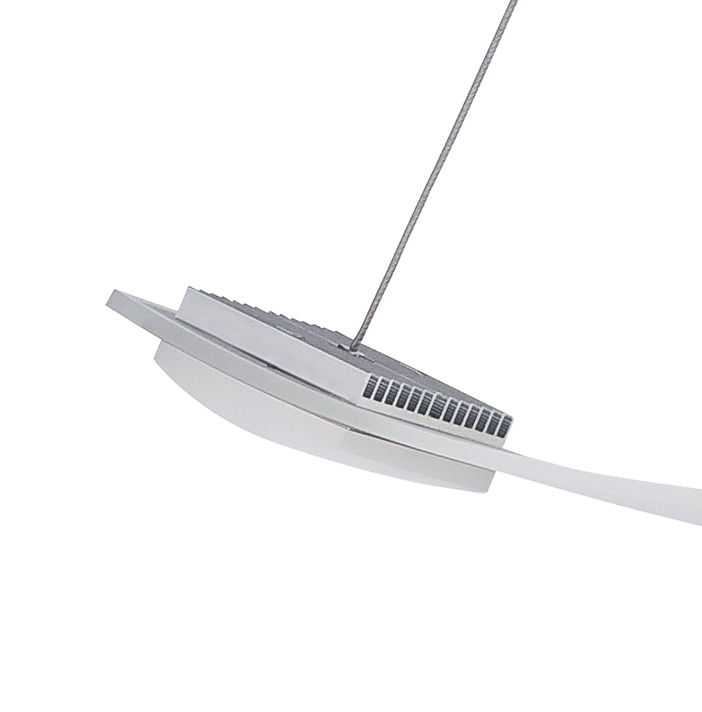 Thea Linear Pendant 3 Light 21W LED 3000K, 1890lm, Satin Aluminium, Frosted Acrylic, 3yrs Warranty by Mantra