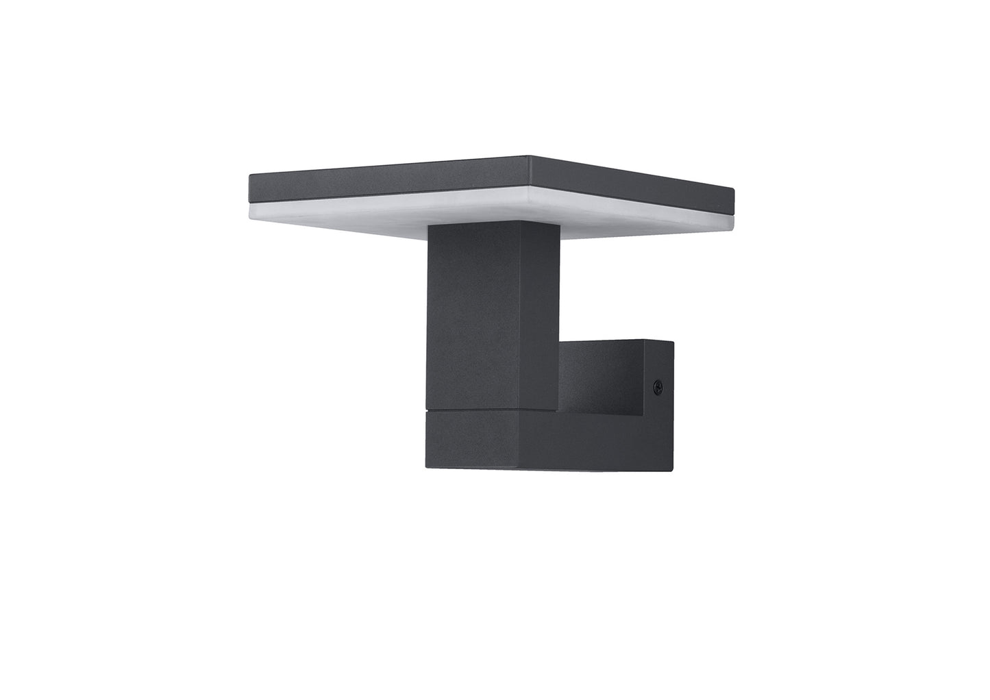 Tignes Wall Lamp, 10W LED, 3000K, 700lm, IP54, Anthracite, 3yrs Warranty by Mantra