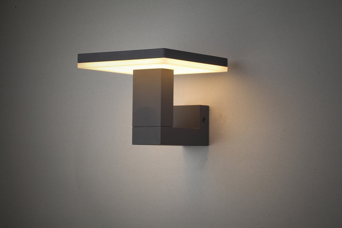 Tignes Pillar Lamp, 10W LED, 3000K, 700lm, IP54, Anthracite, 3yrs Warranty by Mantra