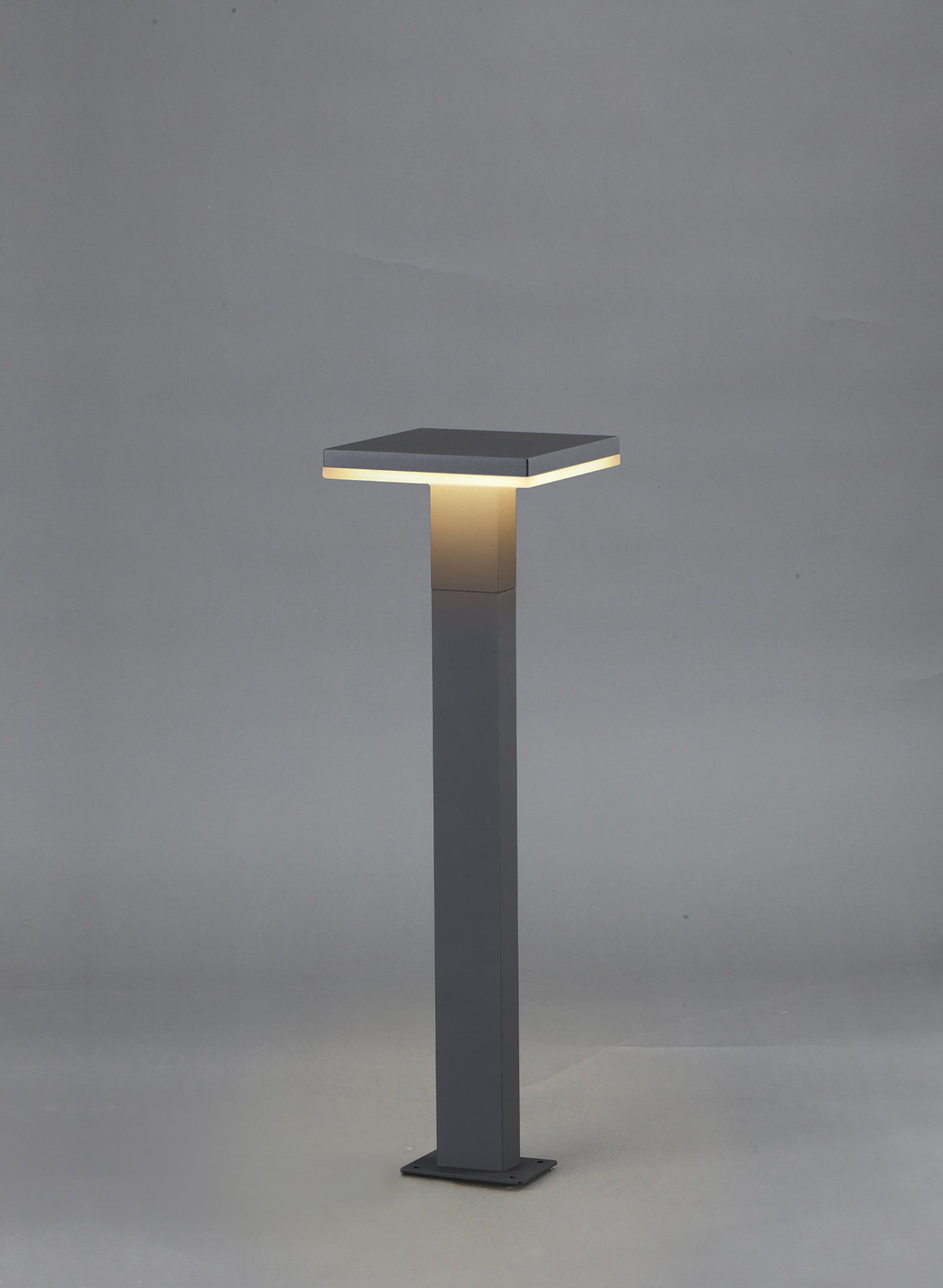 Tignes Pillar Lamp, 10W LED, 3000K, 700lm, IP54, Anthracite, 3 Years Warranty by Mantra
