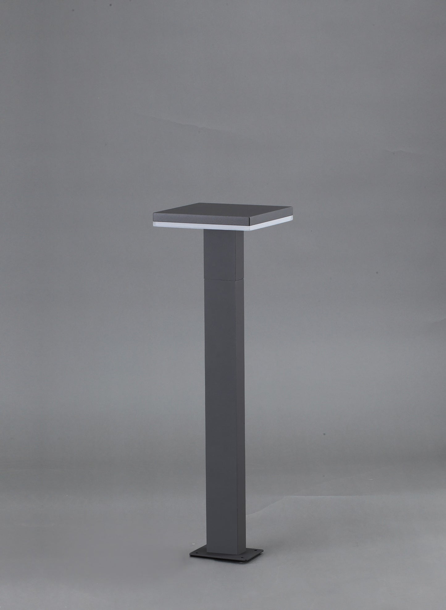Tignes Pillar Lamp, 10W LED, 3000K, 700lm, IP54, Anthracite, 3 Years Warranty by Mantra