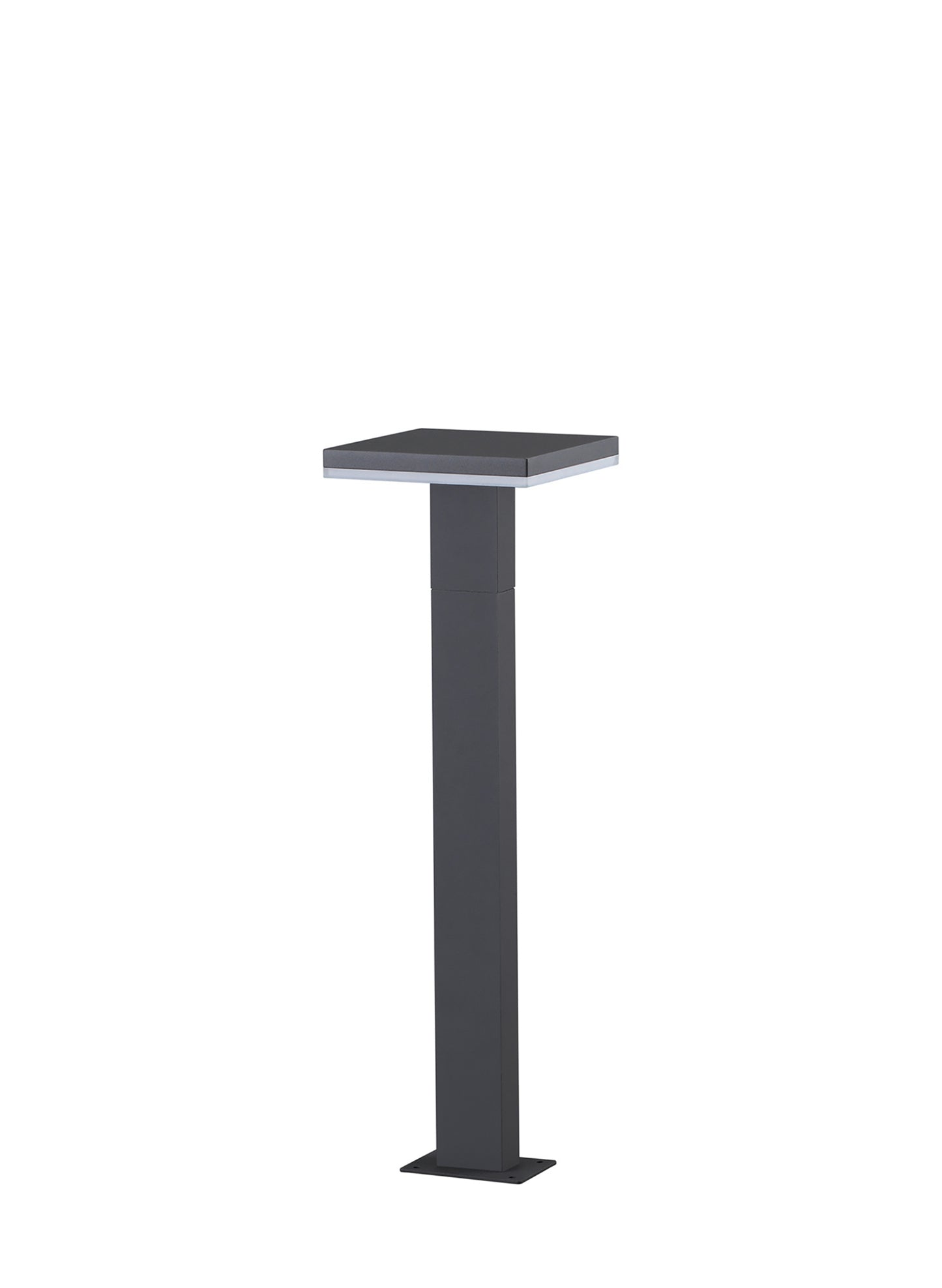 Tignes Pillar Lamp, 10W LED, 3000K, 700lm, IP54, Anthracite, 3 Years Warranty by Mantra