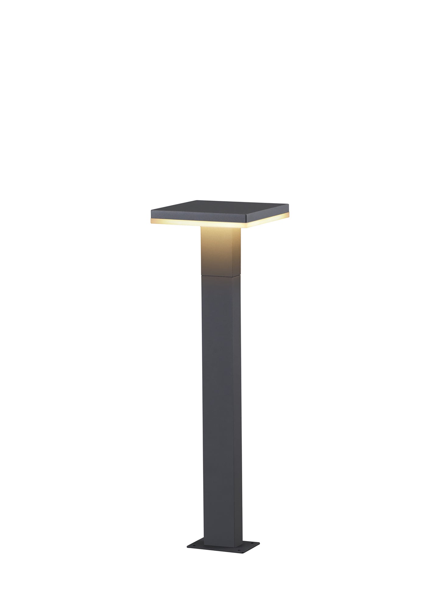 Tignes Pillar Lamp, 10W LED, 3000K, 700lm, IP54, Anthracite, 3 Years Warranty by Mantra