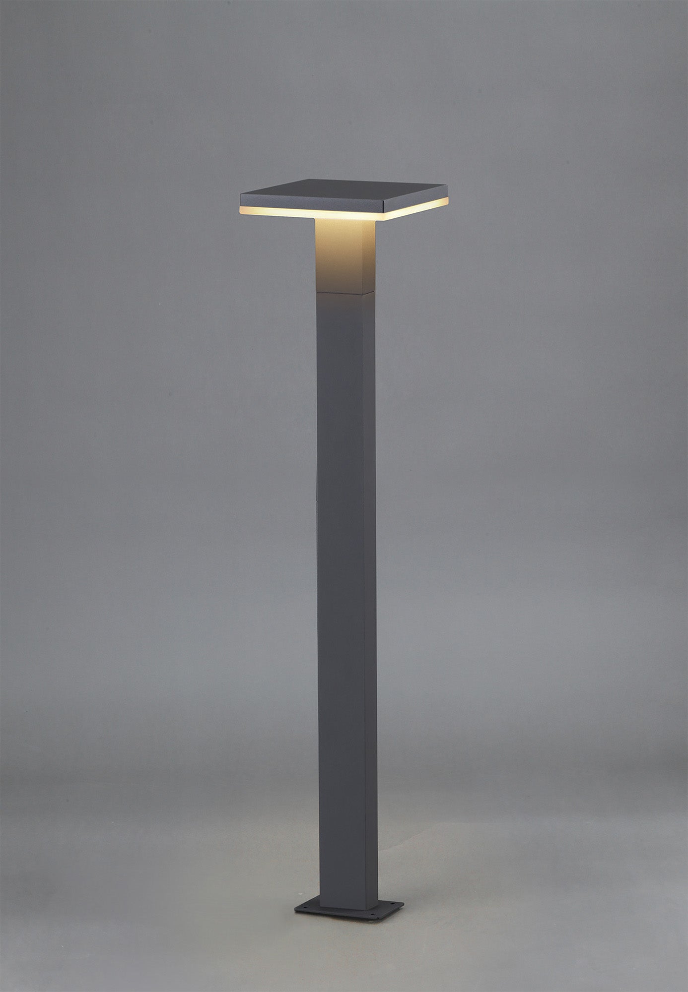 Tignes Pillar Lamp, 10W LED, 3000K, 700lm, IP54, Anthracite, 3yrs Warranty by Mantra