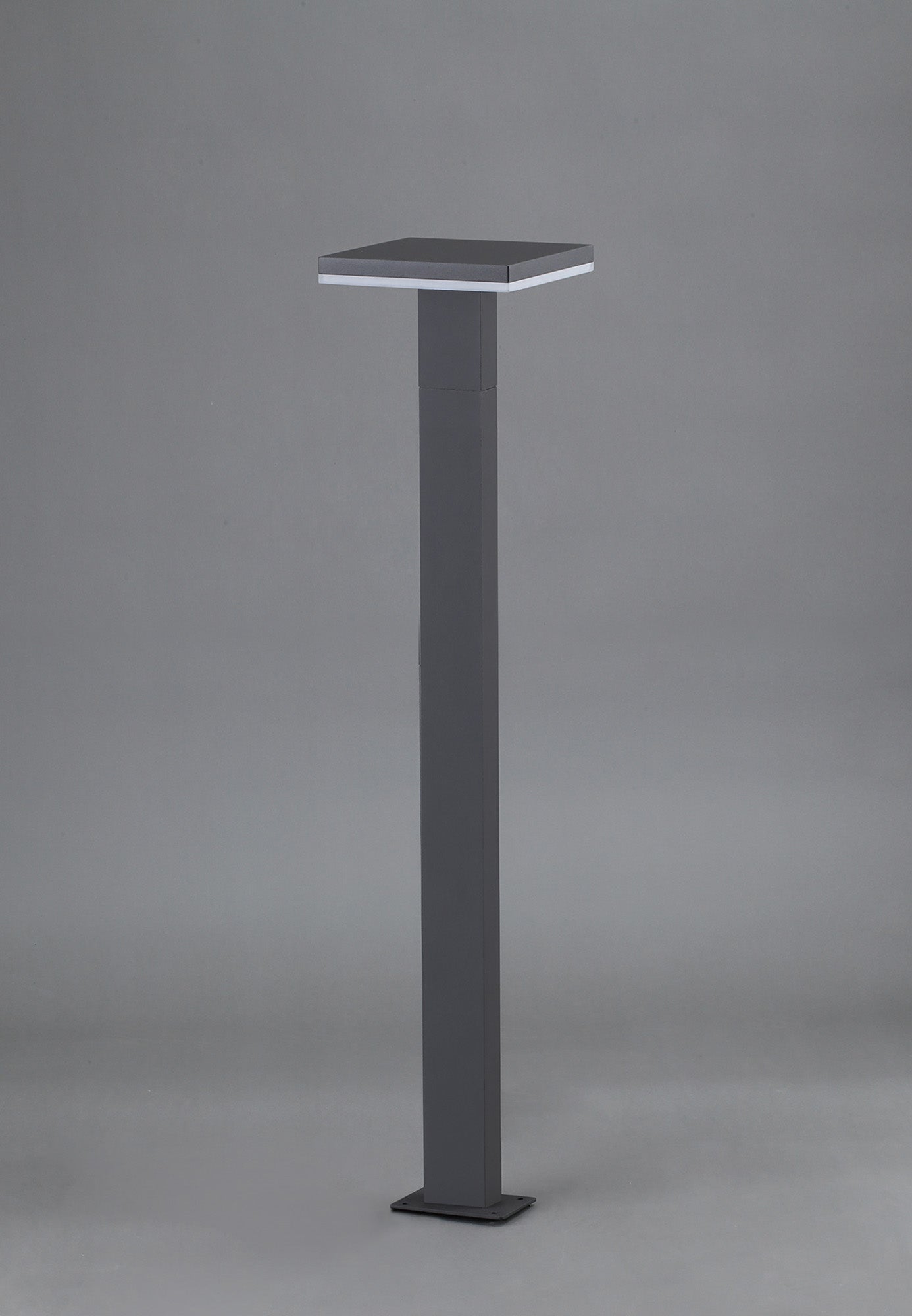 Tignes Pillar Lamp, 10W LED, 3000K, 700lm, IP54, Anthracite, 3yrs Warranty by Mantra