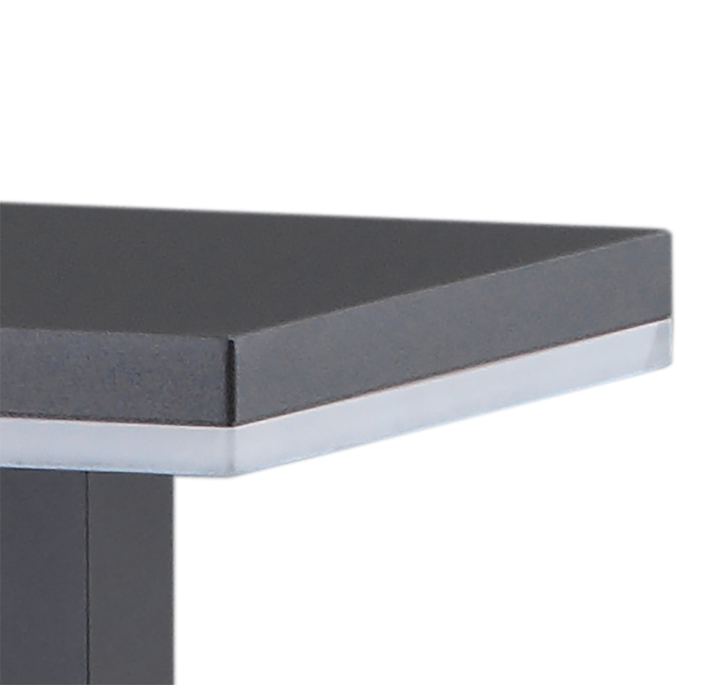 Tignes Pillar Lamp, 10W LED, 3000K, 700lm, IP54, Anthracite, 3yrs Warranty by Mantra