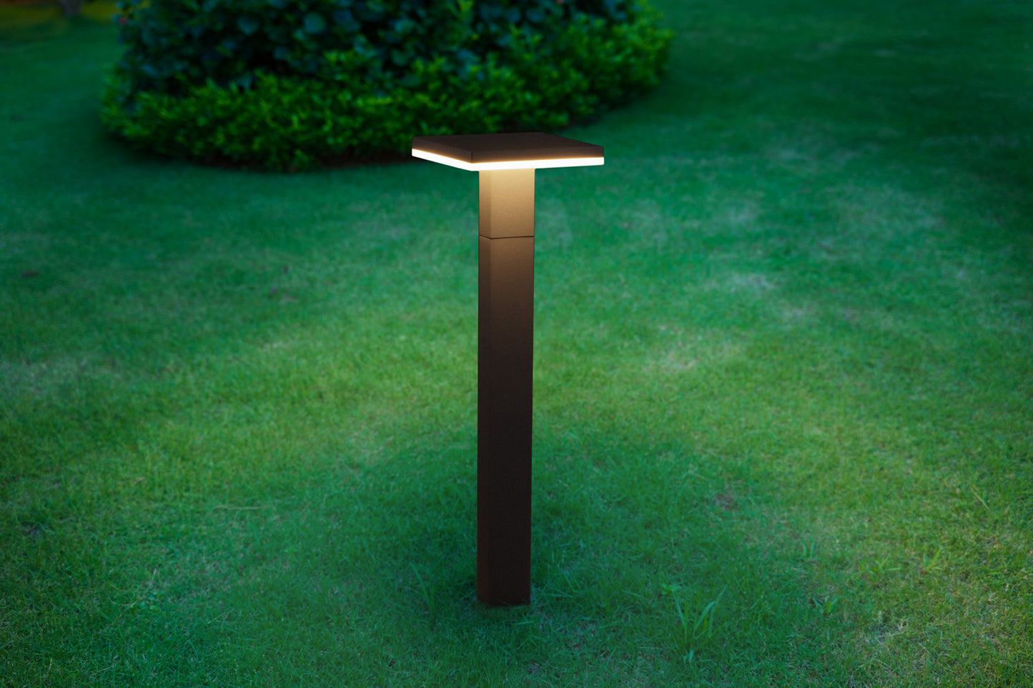 Tignes Pillar Lamp, 10W LED, 3000K, 700lm, IP54, Anthracite, 3yrs Warranty by Mantra