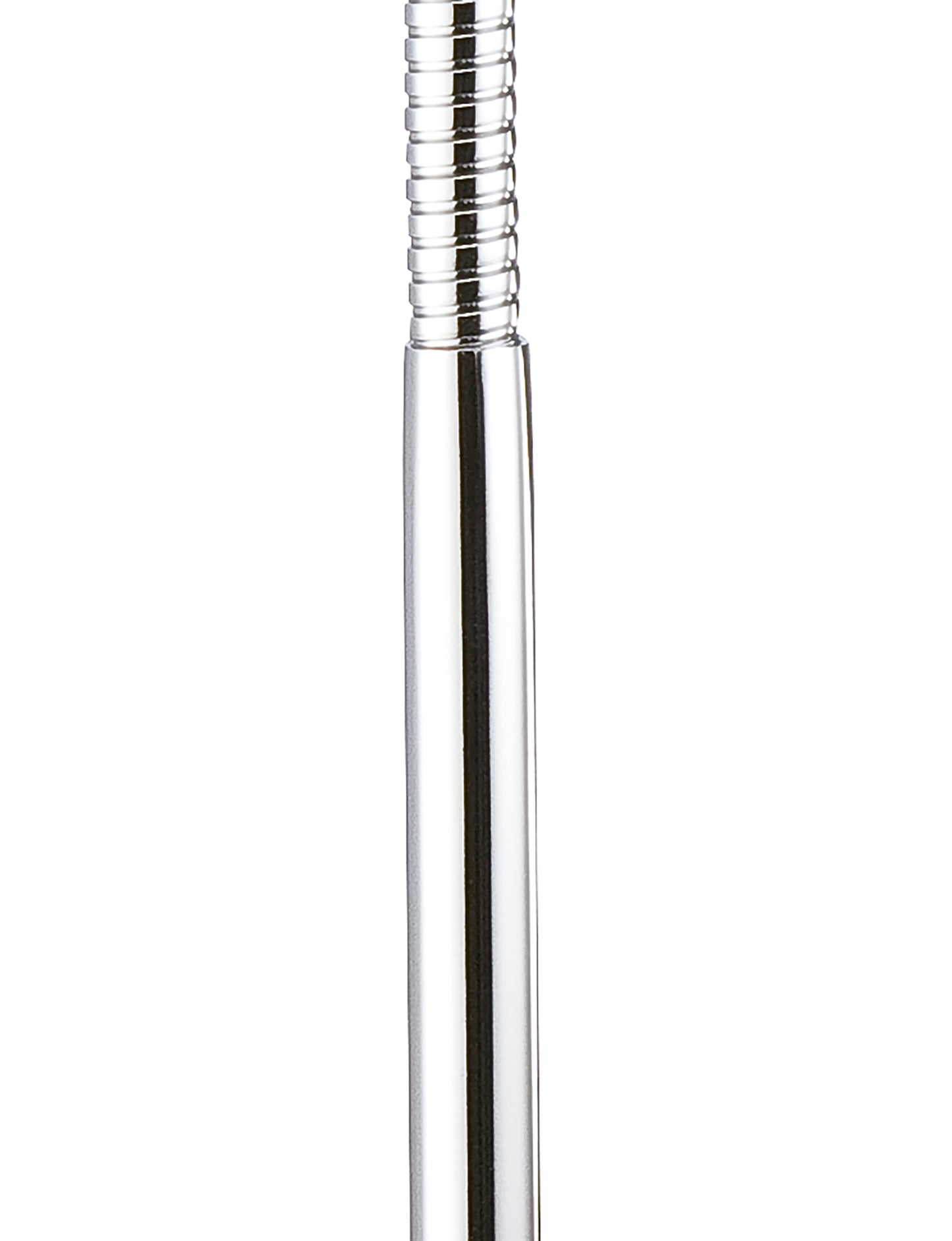 Tobias Table Lamp 1 Light 3W LED 3000K, 300lm, Matt Black/Frosted Acrylic/Polished Chrome, 3yrs Warranty by Mantra