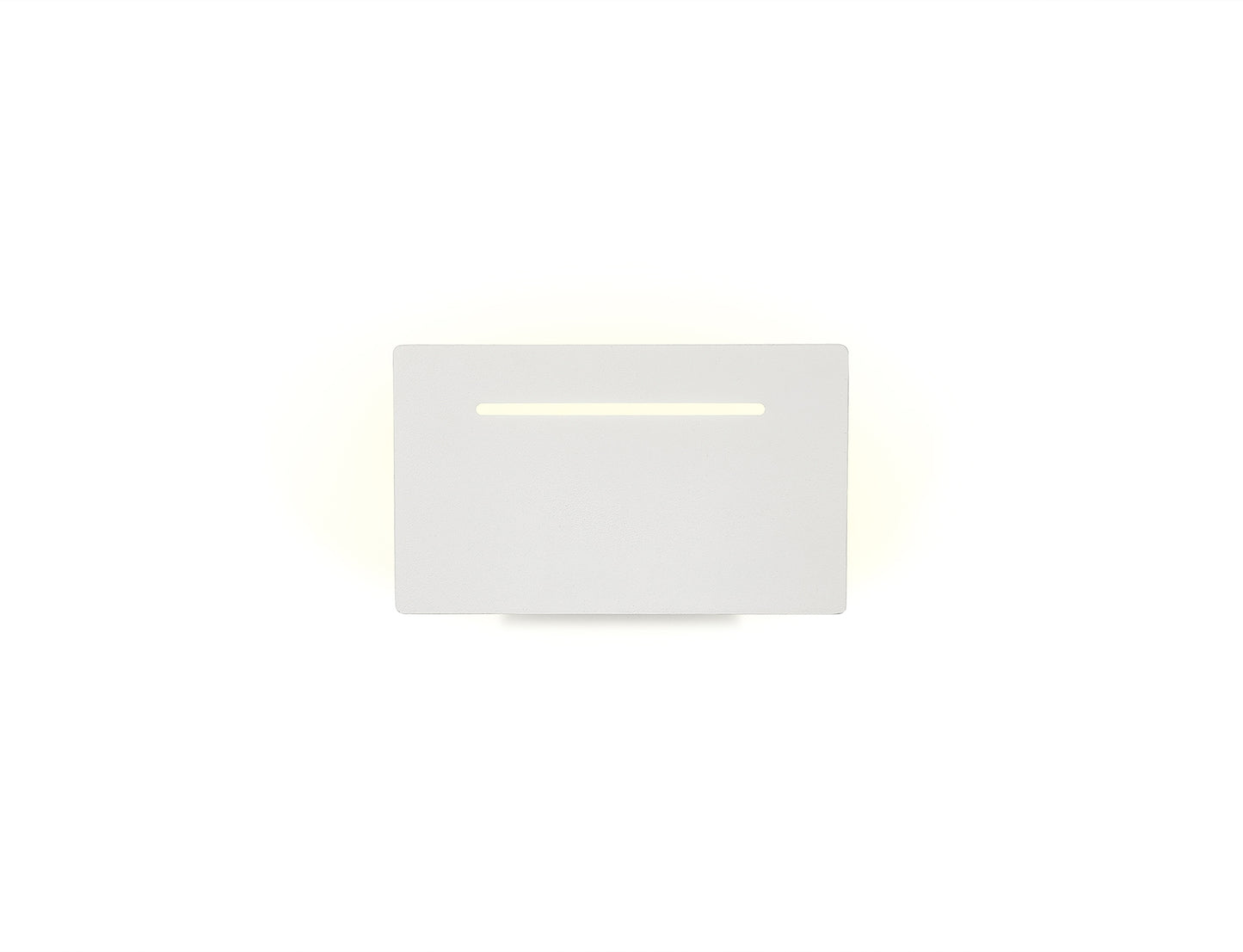 Toja Wall Lamp Rectangular, 8W LED, 3000K, 720lm, White, 3yrs Warranty by Mantra