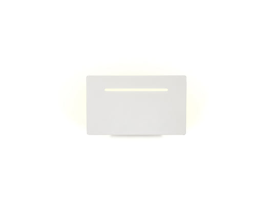 Toja Wall Lamp Rectangular, 8W LED, 3000K, 720lm, White, 3yrs Warranty by Mantra