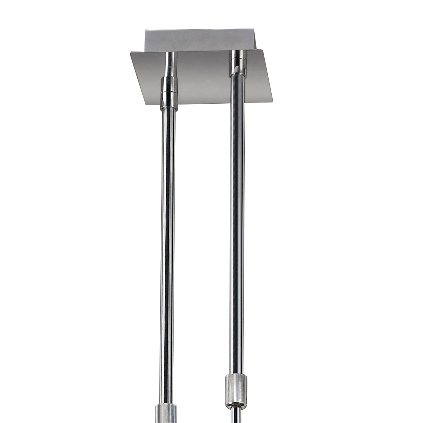 Tokio Rectangular Telescopic 6 Light G9 Line, Gloss Black/Polished Chrome by Mantra