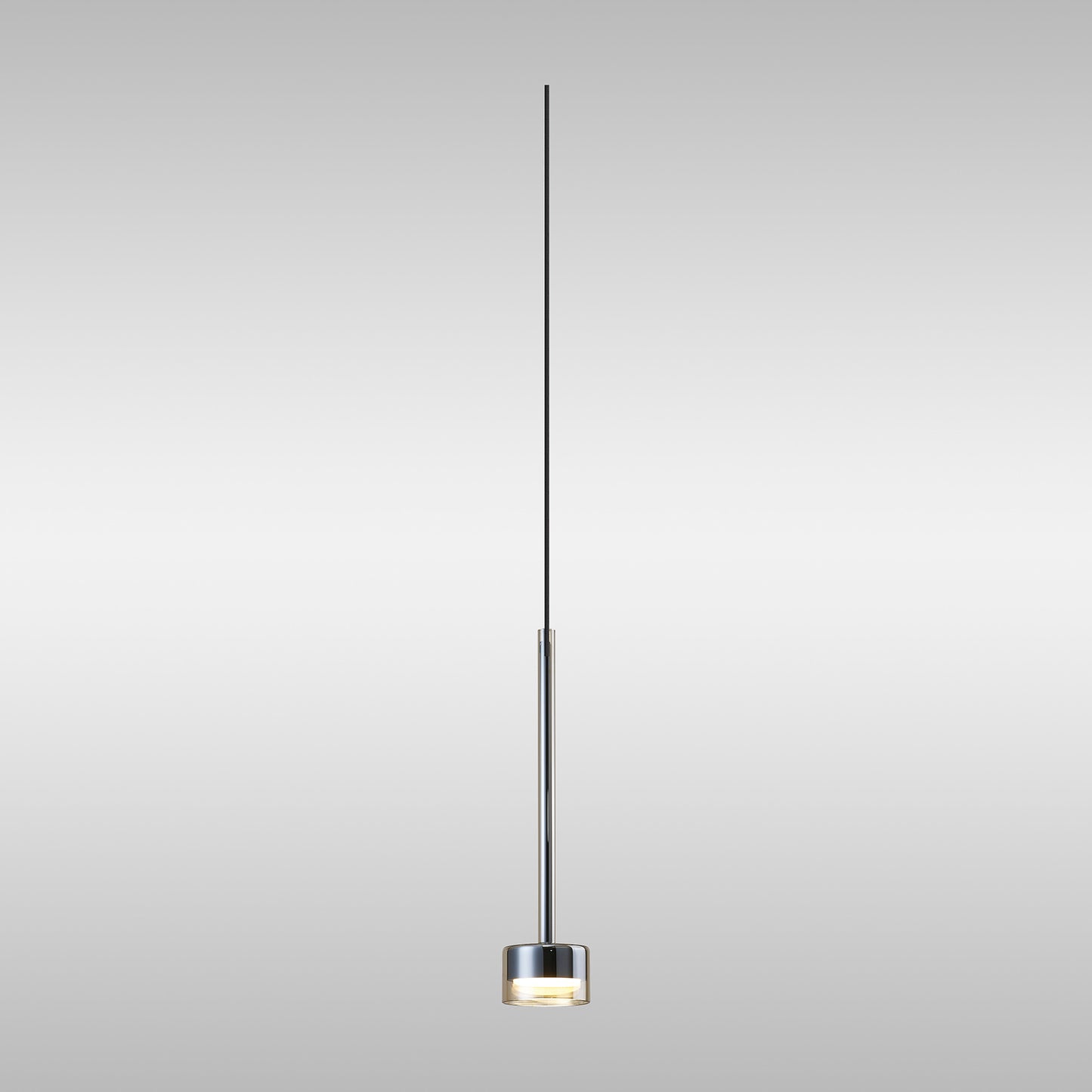 Tonic Assembly Pendant (WITHOUT PLATE), 1 Light, With Replaceable 12W LEDs, 3000K, Bronze/Bronze Glass by Mantra