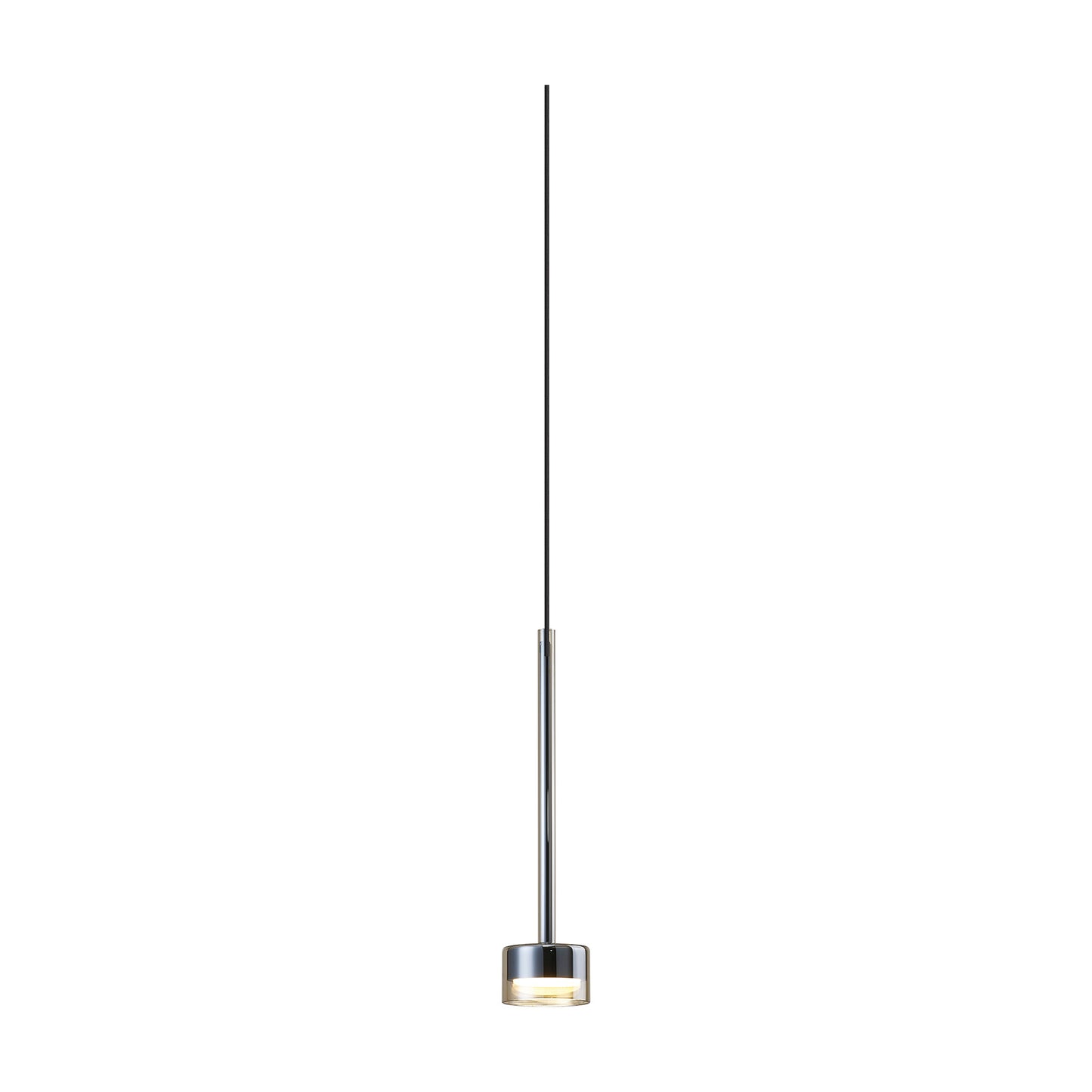 Tonic Assembly Pendant (WITHOUT PLATE), 1 Light, With Replaceable 12W LEDs, 3000K, Bronze/Bronze Glass by Mantra