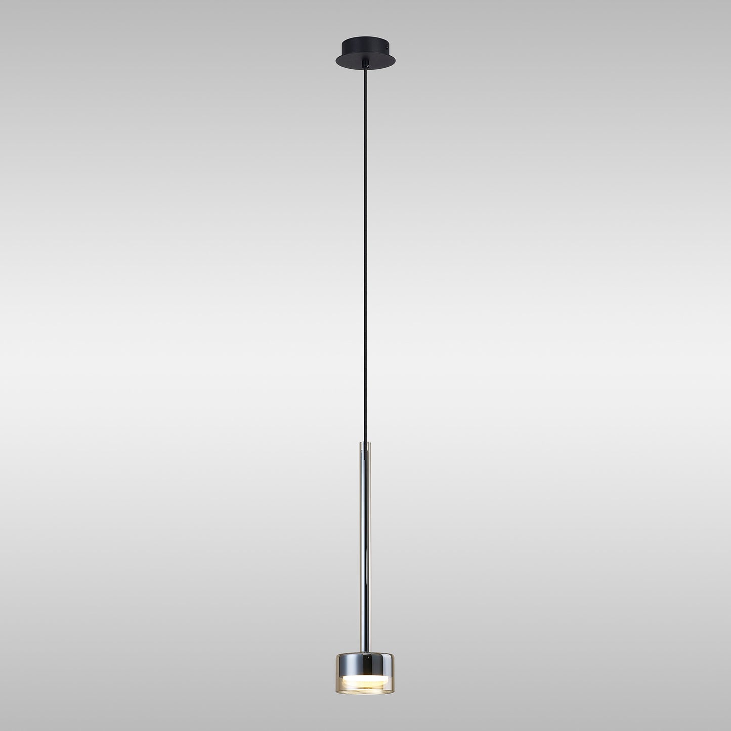 Tonic Pendant, 1 Light, With Replaceable 12W LEDs, 3000K, Bronze/Black/Bronze Glass by Mantra