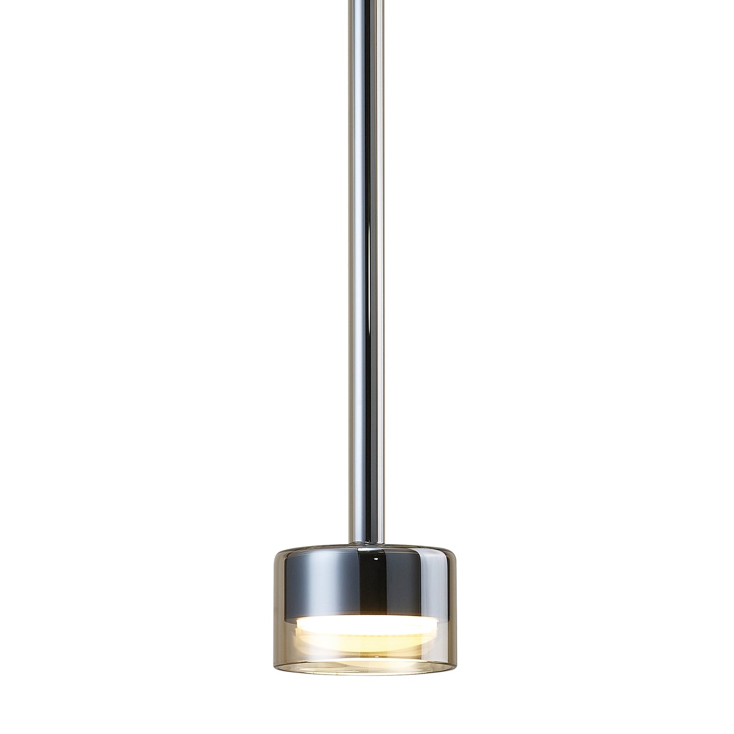 Tonic Pendant, 1 Light, With Replaceable 12W LEDs, 3000K, Bronze/Black/Bronze Glass by Mantra